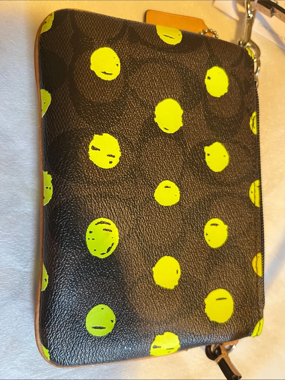 Coach wristlet black